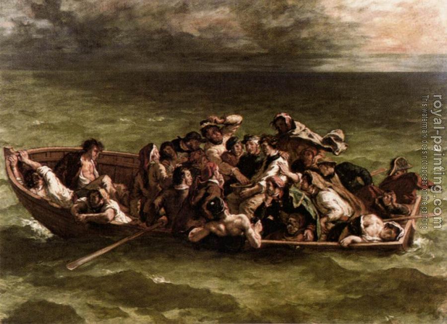 Eugene Delacroix : Shipwreck of Don Juan